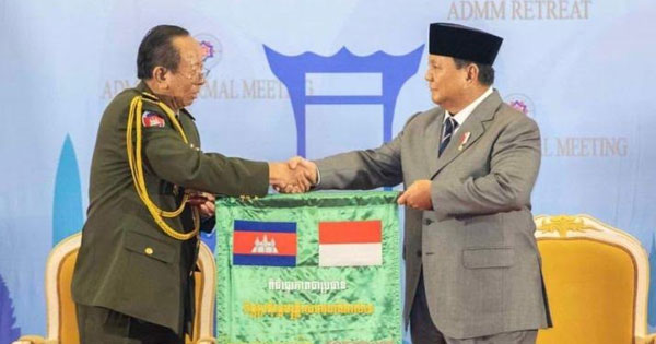 Menhan Prabowo Terima penetapan Indonesia Sebagai Tuan Rumah Pertemuan Menteri Pertahanan se-ASEAN